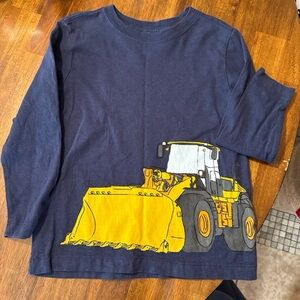 Hanna Andersson Bulldozer shirt size 5